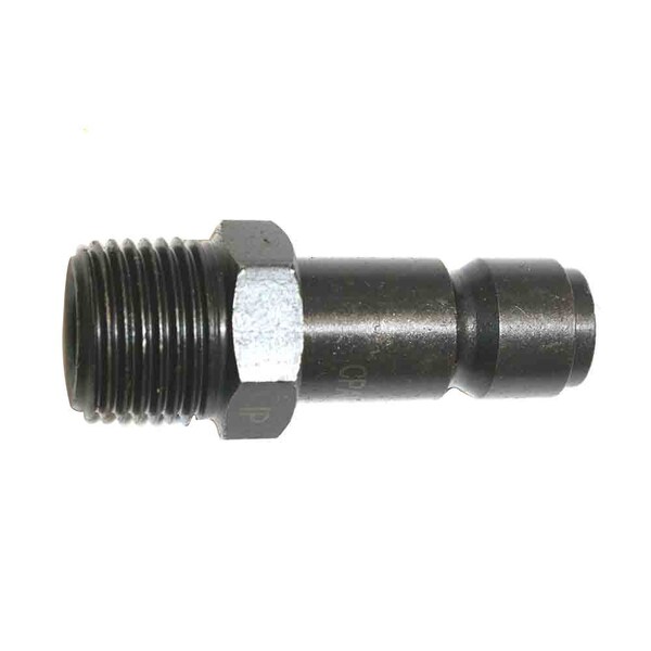 Interstate Pneumatics 1/2 Inch Automotive Steel Coupler Plug x 1/2 Inch Male NPT CPA881 - main